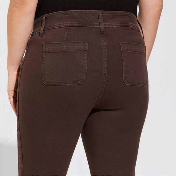 Torrid Cropped Aviator Jeans - Picture 5 of 9